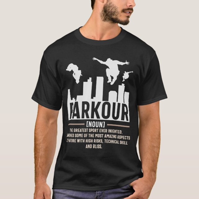 Parkour Definition Urban Freerunning T-Shirt (Front)