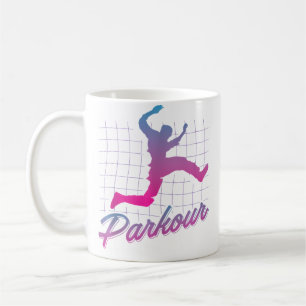Parkour Extreme Sport Free Running Jumping Parkour Coffee Mug