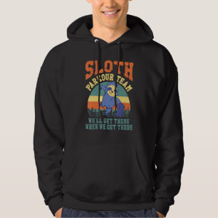 Parkour Free Running Traceur Sloth Retro Vintage S Hoodie