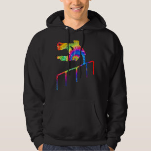 Parkour Free Running Traceur Tie Dye Vintage Hoodie