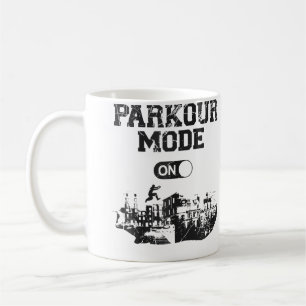 Parkour Free Running Traceur Vintage Parkour Mode Coffee Mug