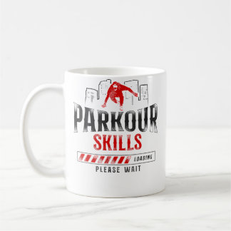Parkour Free Running Traceur Vintage Parkour Skill Coffee Mug