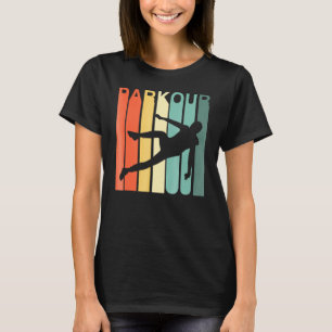 Parkour Free Running Training Traceur Retro Boys M T-Shirt