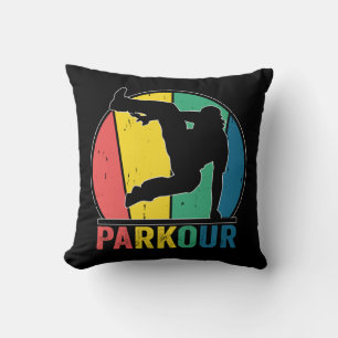 Parkour Free Running Training Traceur Retro  Cushion