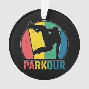 Parkour Free Running Training Traceur Retro Ornament