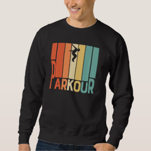 Parkour Free Running Training Traceur Retro Sport Sweatshirt