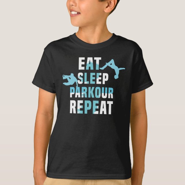 Parkour Freerunner Freerunning Parkour Runner T-Shirt (Front)