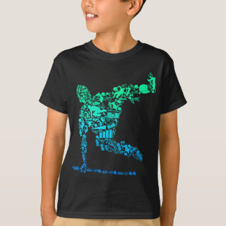 Parkour Freerunner Freerunning Traceur Boys  Men T-Shirt