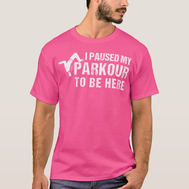 Parkour Freerunning Design For Men And Women Funny T-Shirt (Front)
