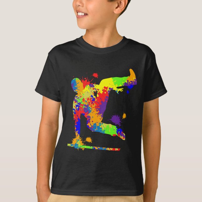 Parkour Freerunning Freerunner Traceur  Boys T-Shirt (Front)
