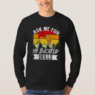 Parkour Freerunning Traceur Athlete Backflip Ask M T-Shirt