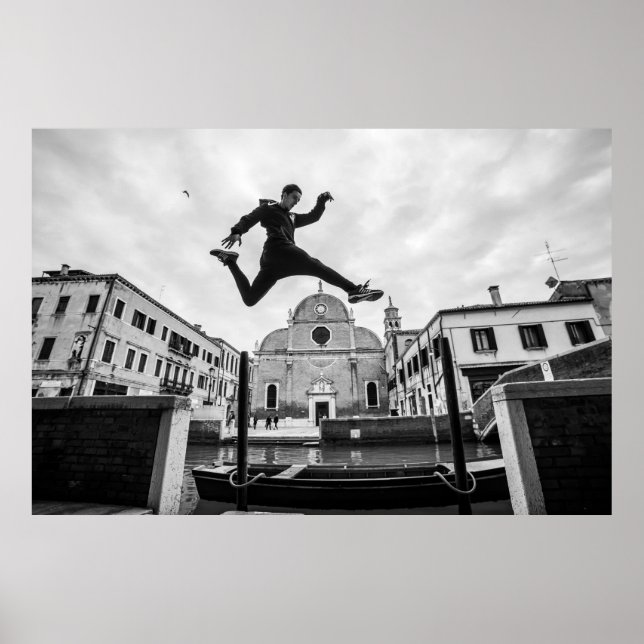 Parkour in Venice Poster (Front)