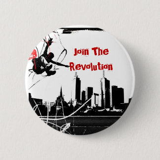 parkour, Join The Revolution 6 Cm Round Badge