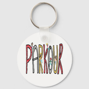 Parkour Key Ring