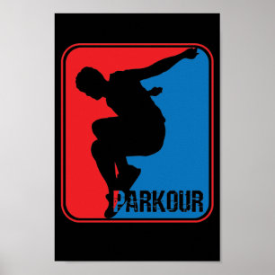 parkour Logo Poster