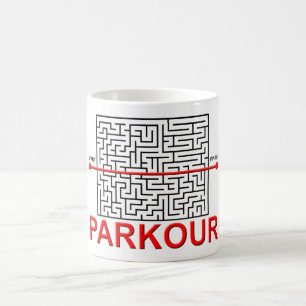 Parkour Maze Funny Mug
