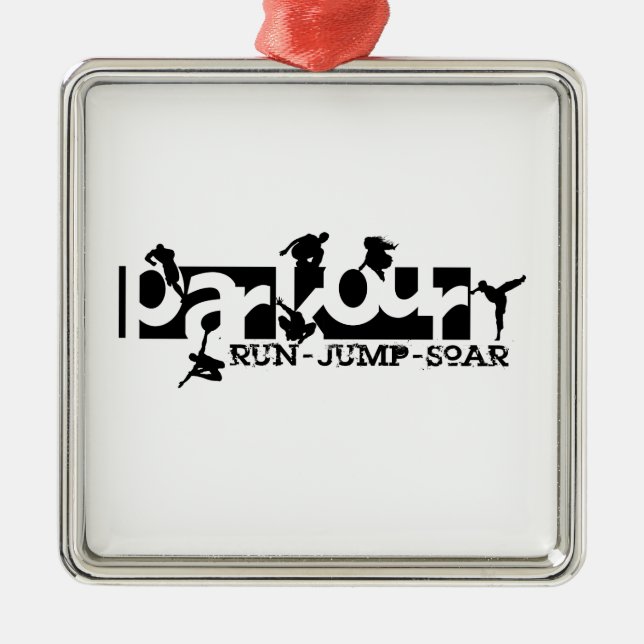 Parkour Metal Tree Decoration (Front)