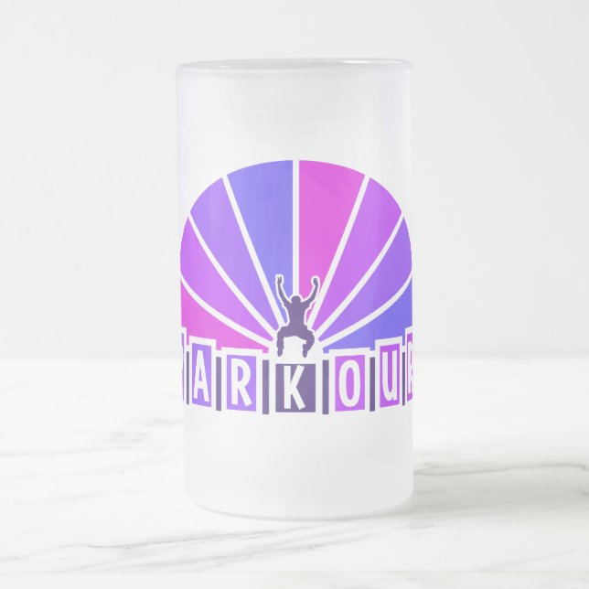 PARKOUR mug - choose style & colour (Center)