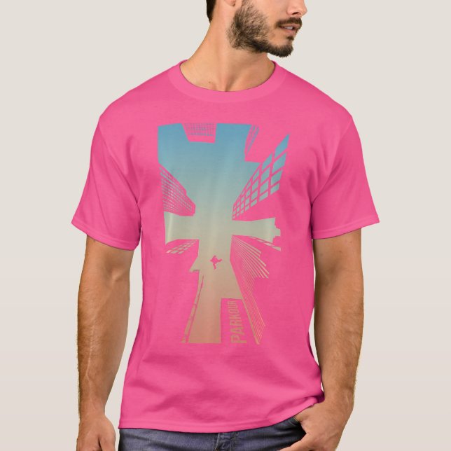 Parkour Obstacle Course Kids Freerunning Shoes Gym T-Shirt (Front)