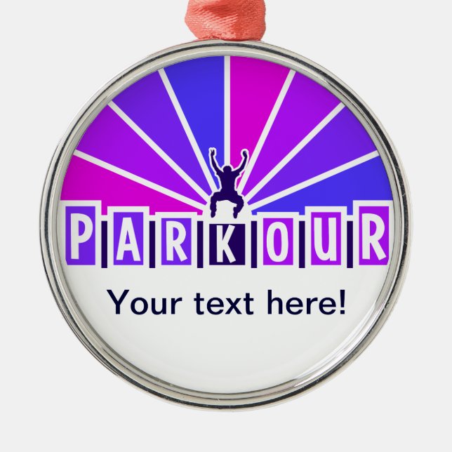 PARKOUR ornament - customise (Front)