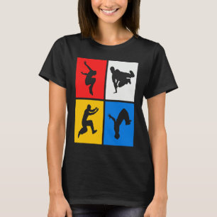 Parkour Retro Freerunning Freerunner Jumping T-Shirt