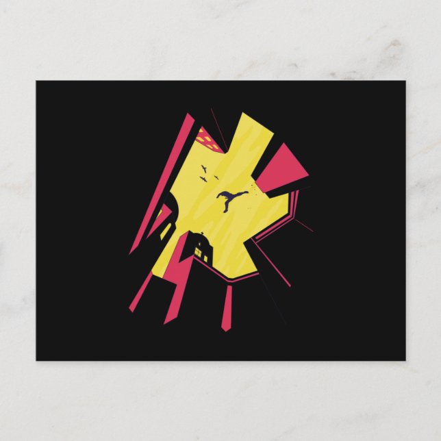 Parkour Runner Postcard (Front)