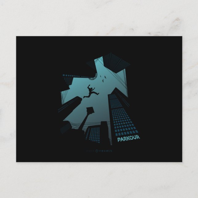 Parkour Runner Postcard (Front)