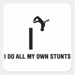 Parkour Square Sticker