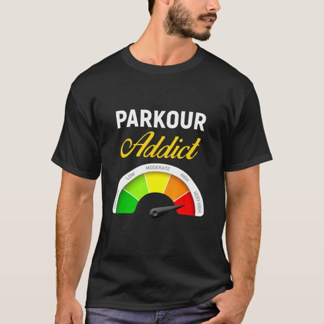 Parkour Traceur Free Running Extreme Sport T-Shirt (Front)