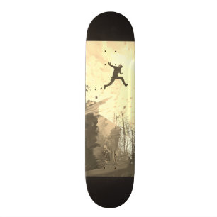 Parkour Urban Free Running Freestyling Modern Art Skateboard