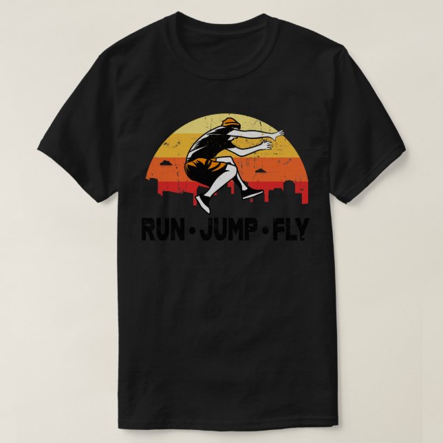 Parkour Vintage Freerunner T-Shirt (Design Front)