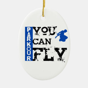 Parkour - You Can Fly Ceramic Tree Decoration