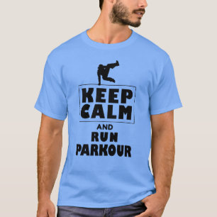 Parkourrun running climber Freerunner sports retro T-Shirt