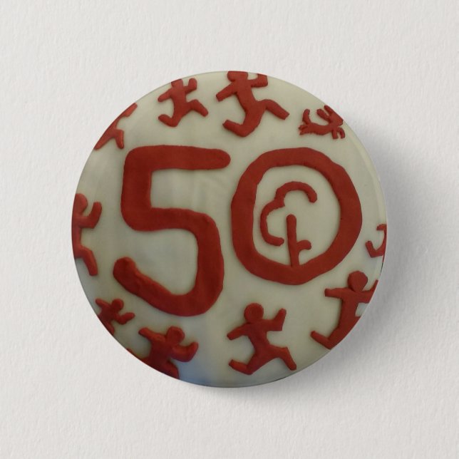 Parkrun 50 milestone badge (Front)