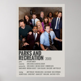 Parks And Recreation Minimalist Poster