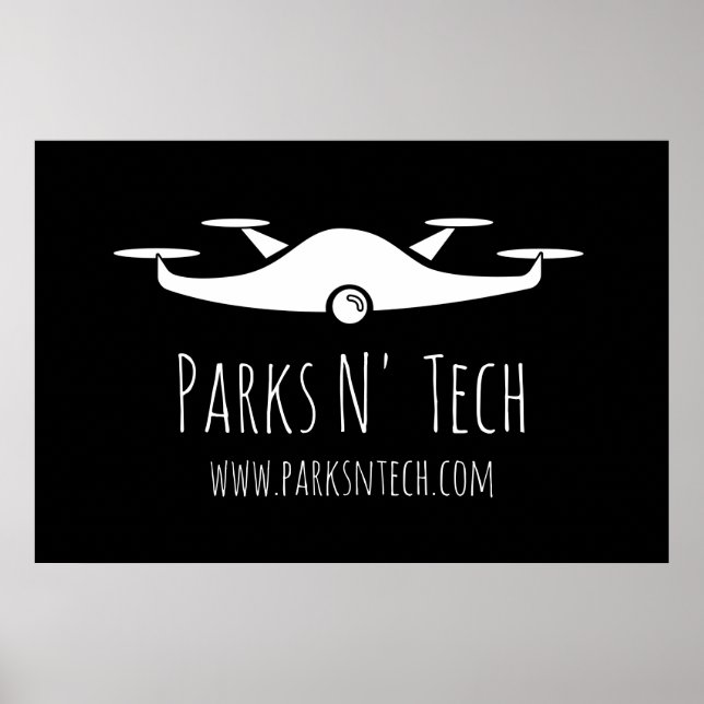 Parks N' Tech Quadcopter Poster (Front)