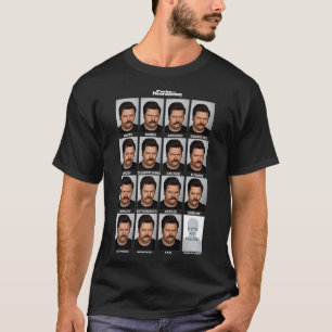 Parks & Recreation Many Faces of Ron Premium  T-Shirt