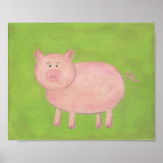Parley Pig Nursery Art - PRINT