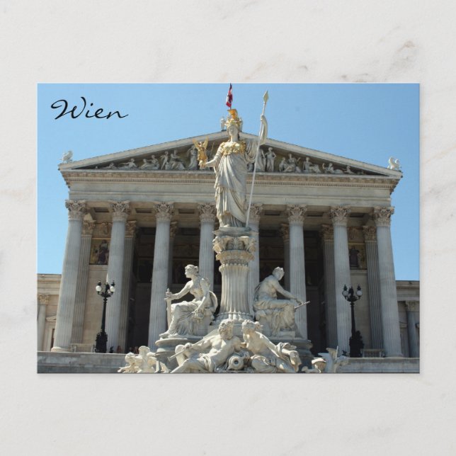 parliament austria wien postcard (Front)