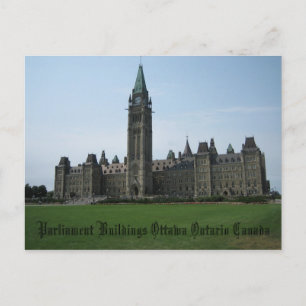 Parliament Buildings Ottawa Ontario Canada Postcard