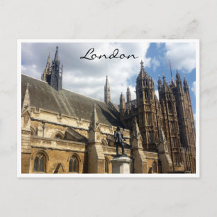 parliament england postcard