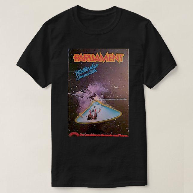 PARLIAMENT FUNKADELIC MOTHERSHIP CONNECTION George T-Shirt (Design Front)