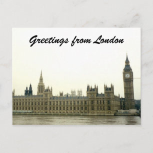 parliament greetings postcard