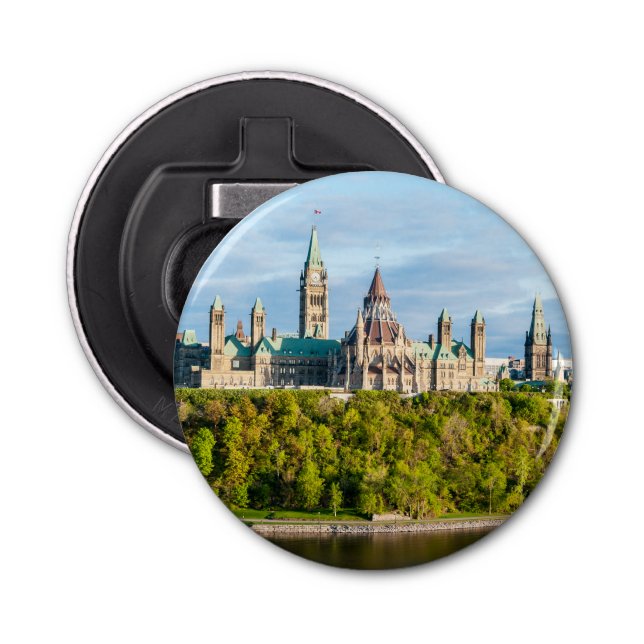 Parliament Hill in Ottawa - Ontario, Canada Bottle Opener (Front)