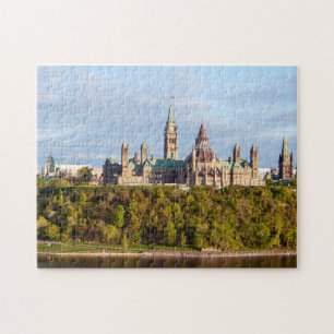 Parliament Hill in Ottawa - Ontario, Canada Jigsaw Puzzle