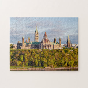Parliament Hill in Ottawa - Ontario, Canada Jigsaw Puzzle