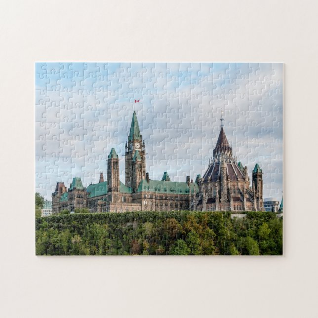 Parliament Hill in Ottawa - Ontario, Canada Jigsaw Puzzle (Horizontal)