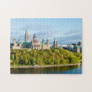 Parliament Hill in Ottawa - Ontario, Canada Jigsaw Puzzle