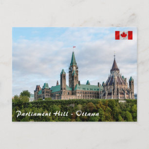 Parliament Hill in Ottawa - Ontario, Canada Postcard