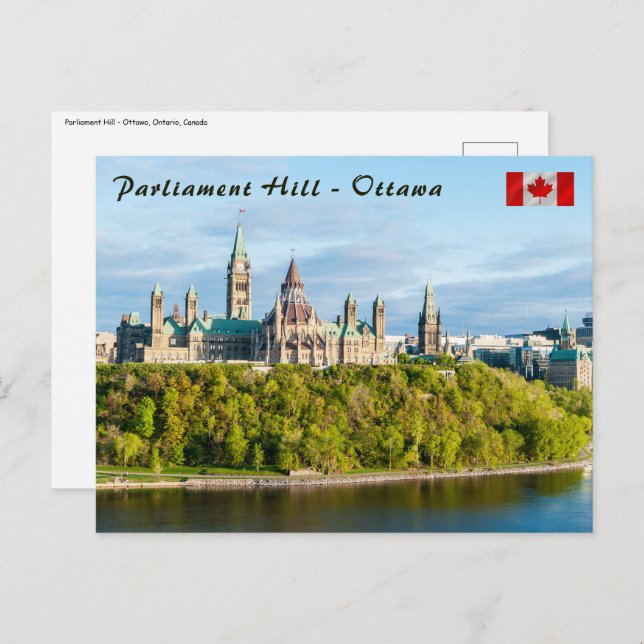 Parliament Hill in Ottawa - Ontario, Canada Postcard (Front/Back)